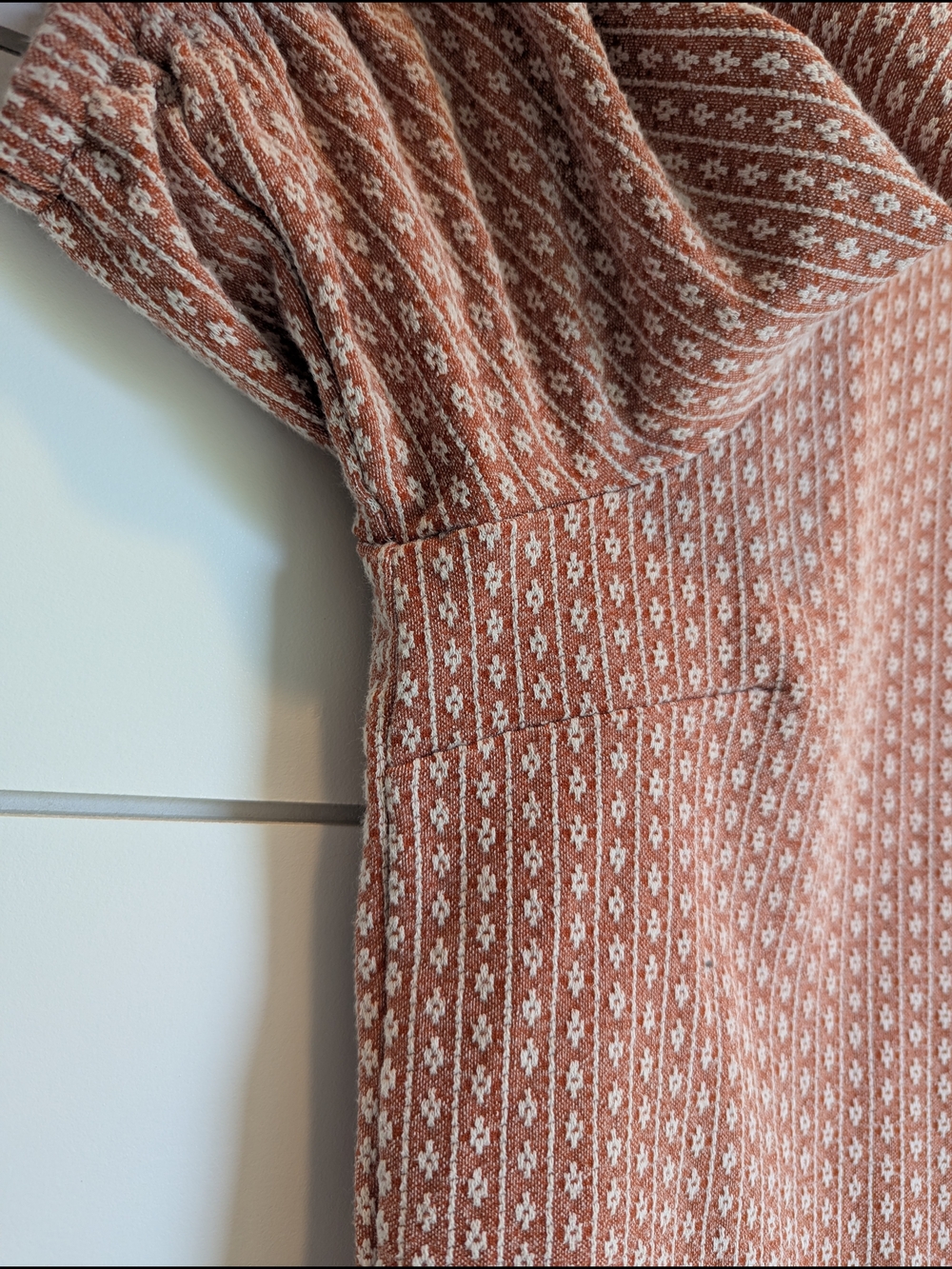 Madewell Blush-Patterned Puff Sleeve Top - Picture 4 of 10